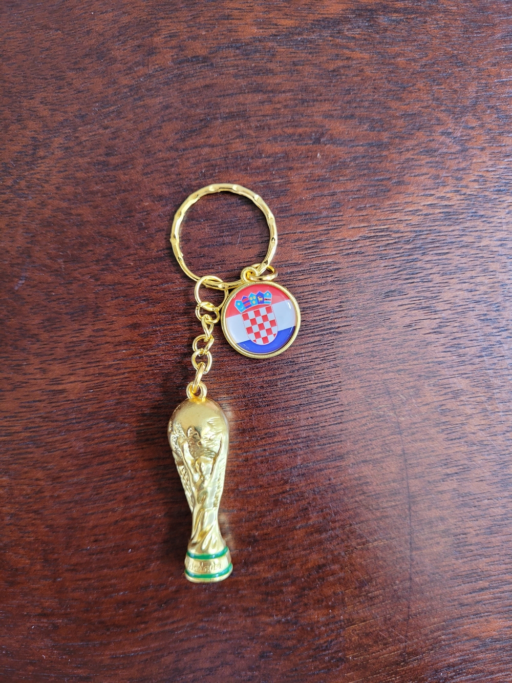 Brand New 2026 Fifa World Cup Trophy Keychain CROATIA Flag
